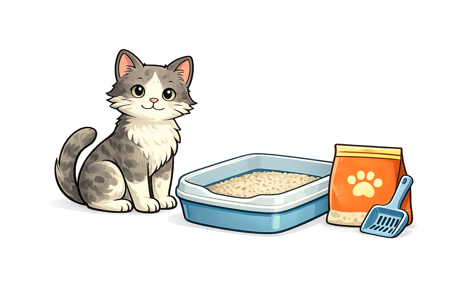 Toalety a stelivo pro kočky