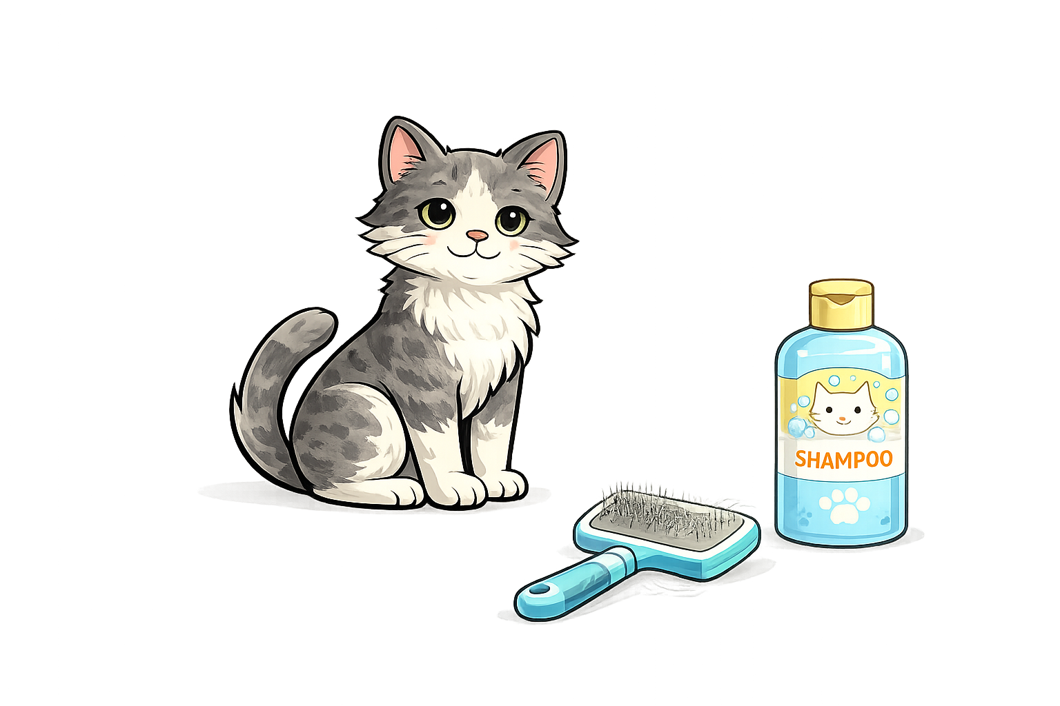 Hygiena a péče pro kočky