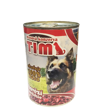 Falco Tim konzerva pro psy mleté hovězí, droby- 800 g