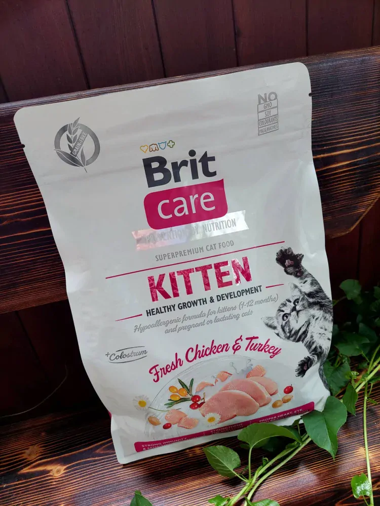 Brit Care Cat Kitten Grain-Free granule pro zdravý růst a vývoj pro kotě 0,4 kg