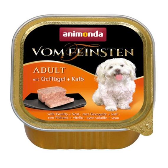 Animonda Adult paštika pro psy drůbež a telecí 150 g