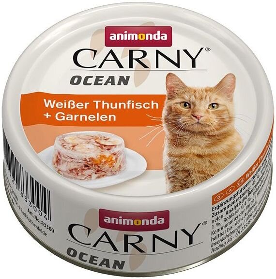 Animonda Carny Ocean konzerva pro kočky s tuňákem a ráčky 80 g