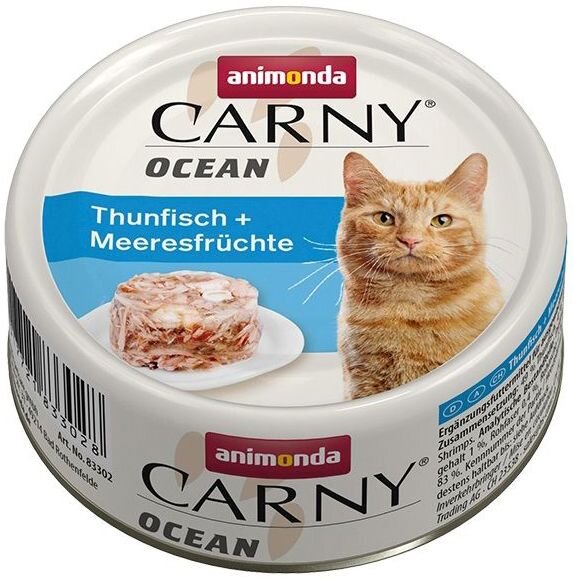 Animonda Carny Ocean konzerva pro kočky s tuňákem a mořskými plody 80 g