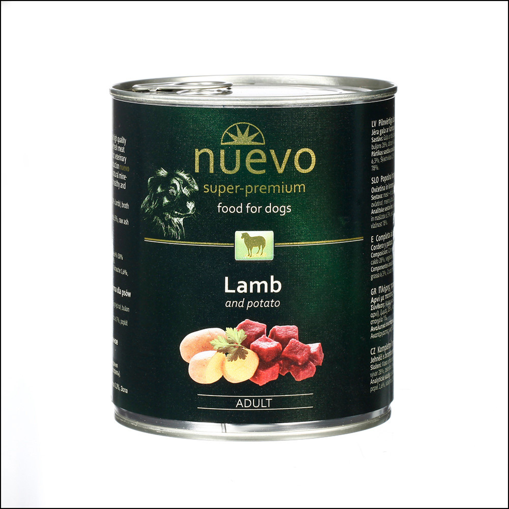 Nuevo Dog Adult Classic konzerva pro psy jehněčí 400 g