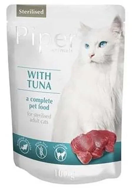 Piper Cat kapsička pro sterilizované kočky tuňák 100 g