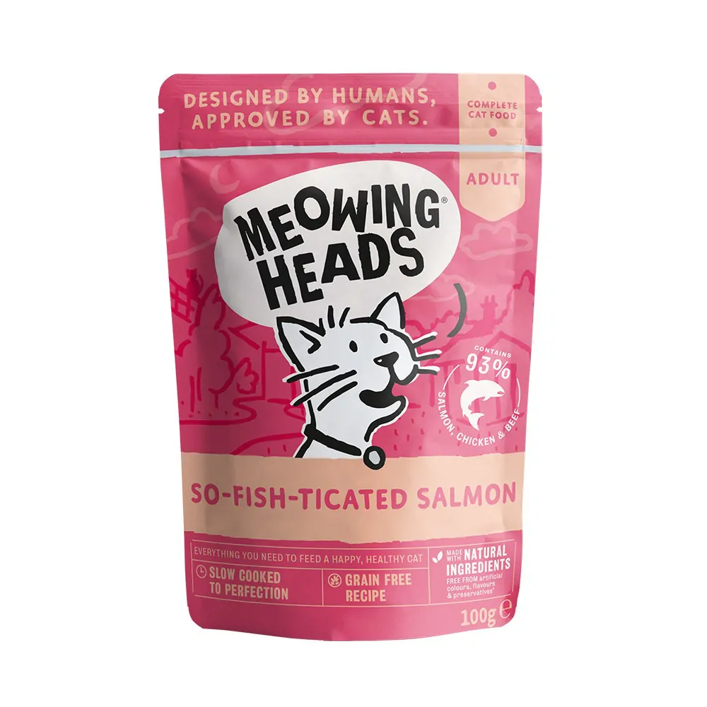 Meowing Heads So-fish-ticated Salmon kapsička pro kočky losos 100 g