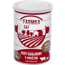 Sokol Falco Farmka Cat konzerva pro kočky se svalovinou 400 g