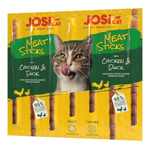 JosiCat 35g Meat Sticks Chicken & Duck (7x5g)