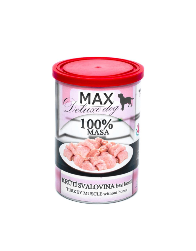 Falco Max konzerva pro psy krůtí svalovina bez kosti 400 g