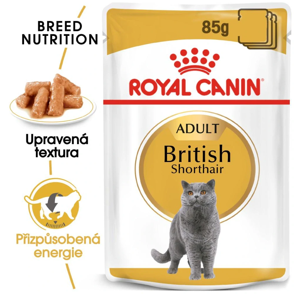 Royal Canin British Shorthair kapsička pro kočky ve šťávě 85 g