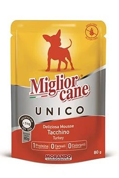 Morando Miglior Cane Unico Mini kapsička pro psy krůtí 80 g