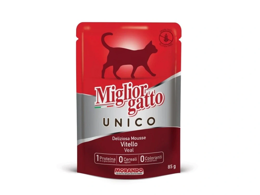 Morando Miglior Gatto Unico kapsička pro kočky telecí 85 g