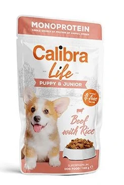 Calibra Dog Life kapsička pro štěňata hovězí 150 g