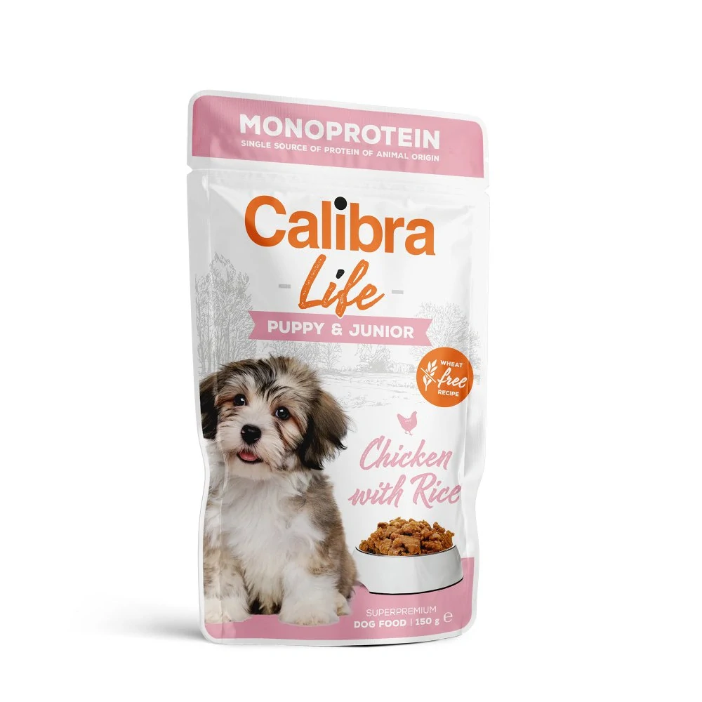 Calibra Dog Life kapsička pro štěňata kuřecí 150 g