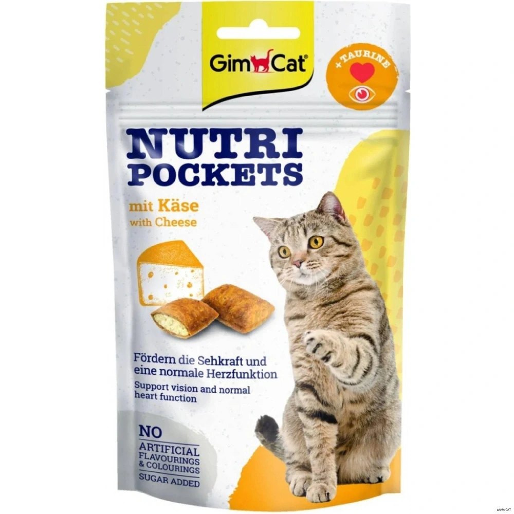 Gimcat Nutri Pockets se sýrem 60g