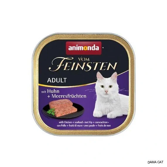 Animonda paštika Adult pro kočky kuře a mořské plody 100 g