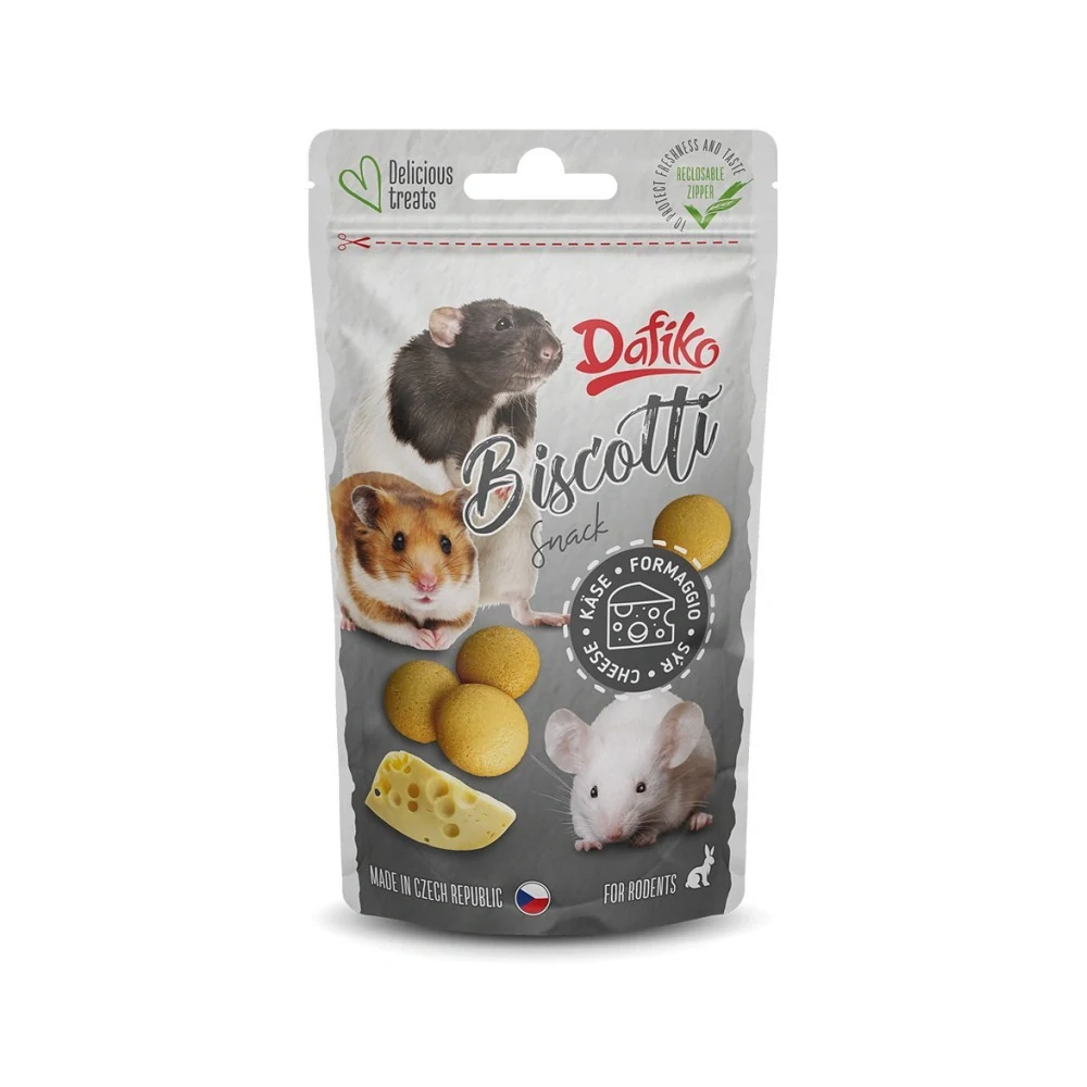 Dafiko piškoty pro hlodavce sýr 25g
