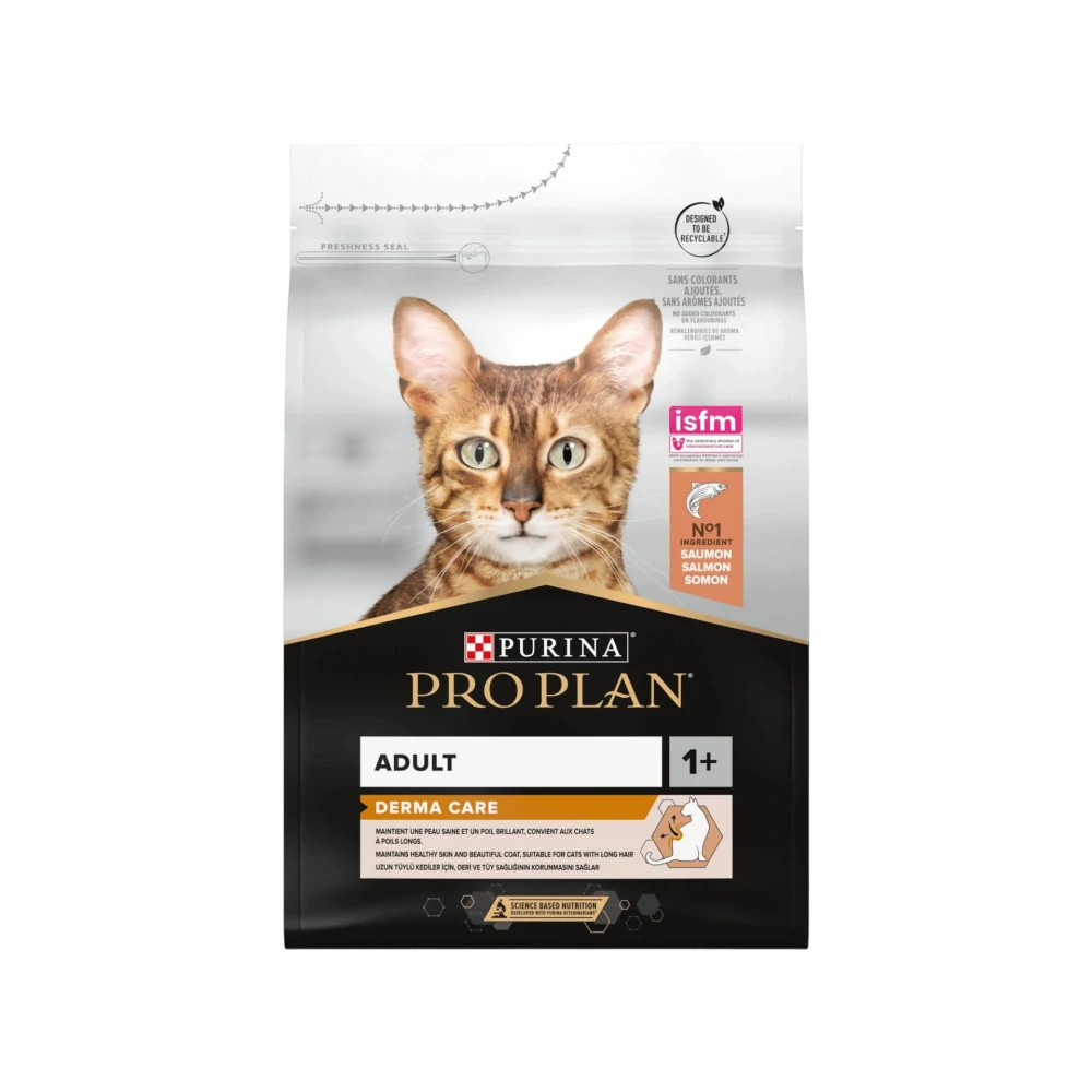 Pro Plan Adult Derma Care granule pro kočky losos 3 kg