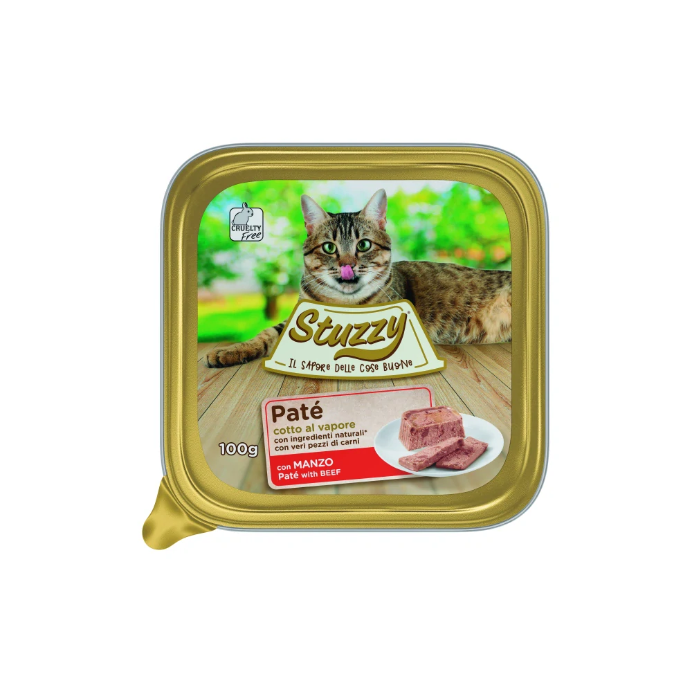 Stuzzy Cat vanička Adult Paté hovězí 100g