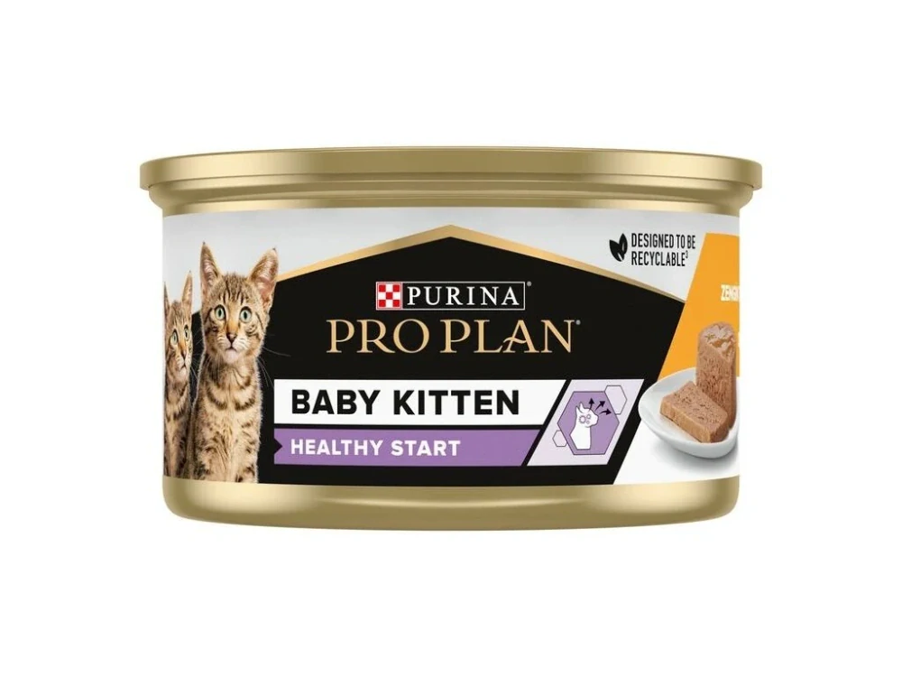 Pro Plan Cat Kitten konzerva pro koťata  kuře  paštika 85 g