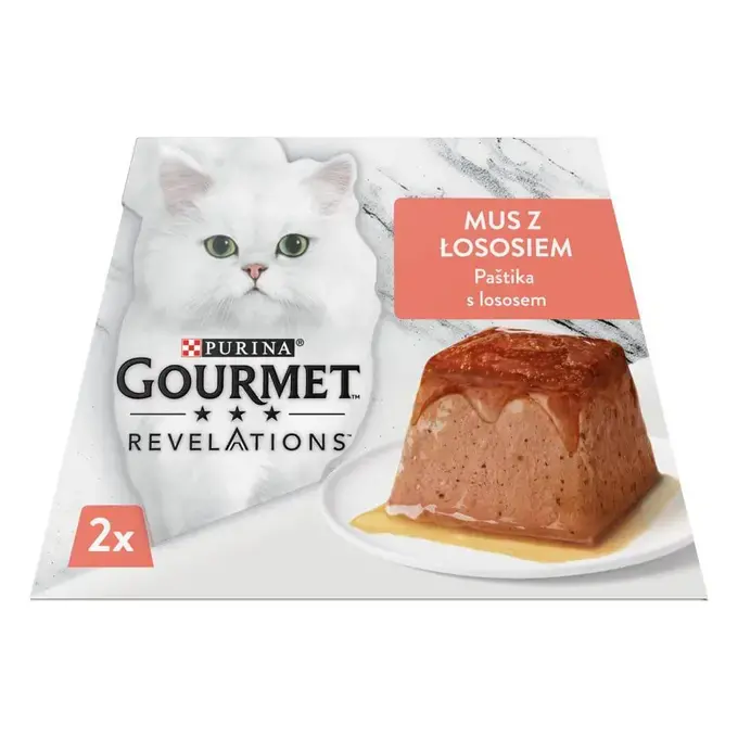 GOURMET™ Revelations pro kočky s lososem a omáčkou- 2* 57 g