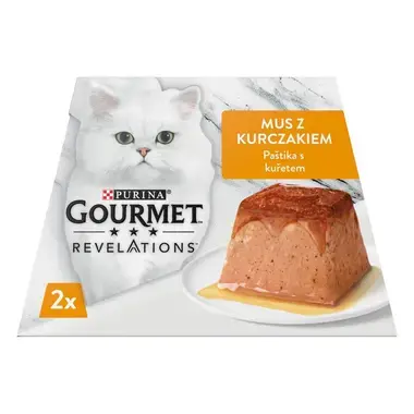 GOURMET™ Revelations pro kočky s kuřetem a omáčkou - 2*57 g