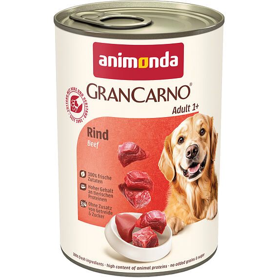 Animonda GranCarno Adult konzerva pro psy hovězí 400 g
