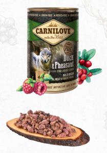 Carnilove Wild Meat konzerva pro psy kachna, bažant 400 g
