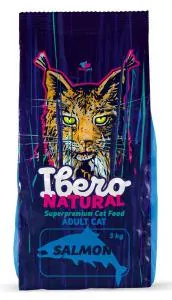 Ibero Natural Cat Adult losos granule pro kočky 3 kg