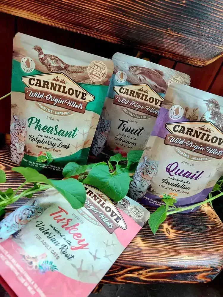 Carnilove Cat kapsička pro sterilizované kočky s křepelkou a pampeliškou 85 g