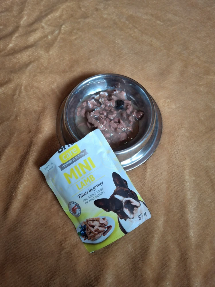 Brit Care Mini kapsička pro psy jehněčí filetky v omáčce 85 g