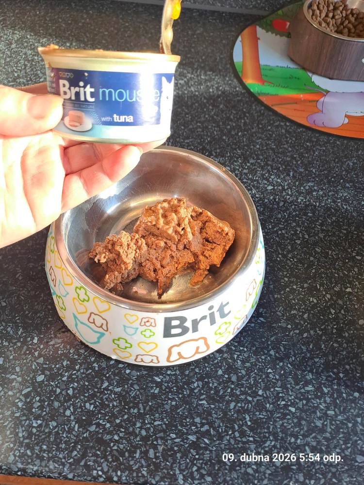 Brit Premium by Nature Cat Mousse konzerva pro kočky tuňák  85 g