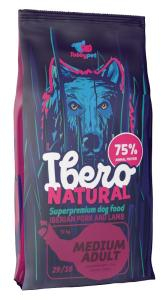 Ibero Natural Dog Medium Adult granule pro psy vepřové 12 kg