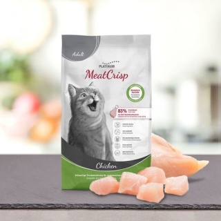 Platinum MeatCrisp Adult Chicken kuře granule pro dospělé kočky 400 g