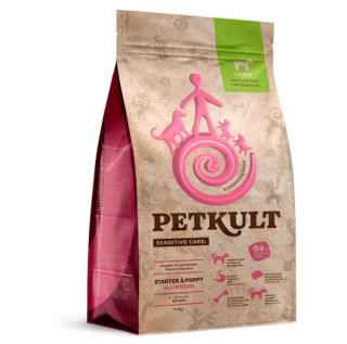 Petkult Dog Starter granule pro štěňata jehněčí s rýží 3 kg