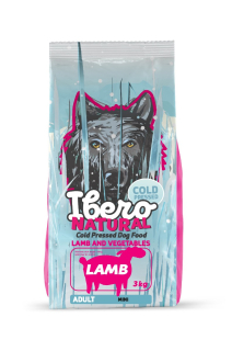 Ibero Cold Pressed Dog Adult Small granule pro psy jehněčí 3 kg