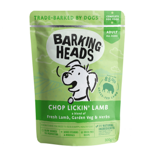 Barking Heads Chop Lickin’ Lamb kapsička pro psy jehněčí 300 g