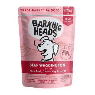 BARKING HEADS Beef Waggington kapsička pro psy hovězí 300g