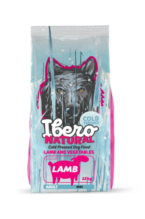 Ibero Cold Pressed Dog Adult Small granule pro psy jehněčí 12 kg