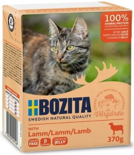 Bozita Cat kousky v omáčce s jehněčím, tetrapak 370 g