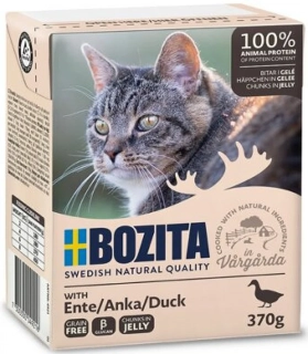 Bozita Cat kousky v želé s kachním masem pro kočky tetrapak 370 g