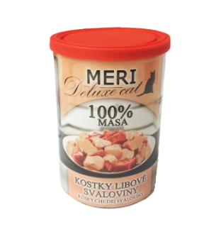 Sokol Falco Meri konzerva kostky libové svaloviny pro kočky 400 g