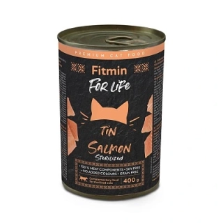 Fitmin Cat Sterilised konzerva pro kočky s lososem 400 g