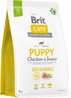 Brit Care Sustainable Puppy granule pro štěňata kuřecí 3 kg