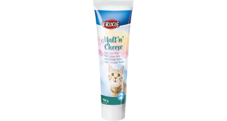  Trixie Malt'n'Cheese anti-hairball, se sladem,sýrem a biotinem 100g