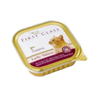 First Class paštika pro kočky s lososem 100 g