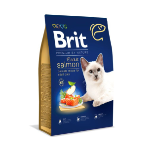 Brit Premium by Nature Cat Adult losos granule pro kočky 8 kg