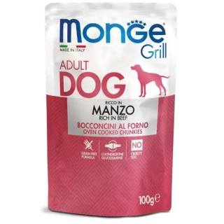 Monge Grill kapsička pro psy hovězí 100 g