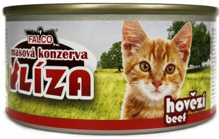 Sokol Falco Líza konzerva pro kočky s hovězím 120 g
