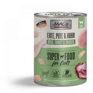 MAC's Cat konzerva pro kočky s kachnou, krůtou a kuřetem 400 g
